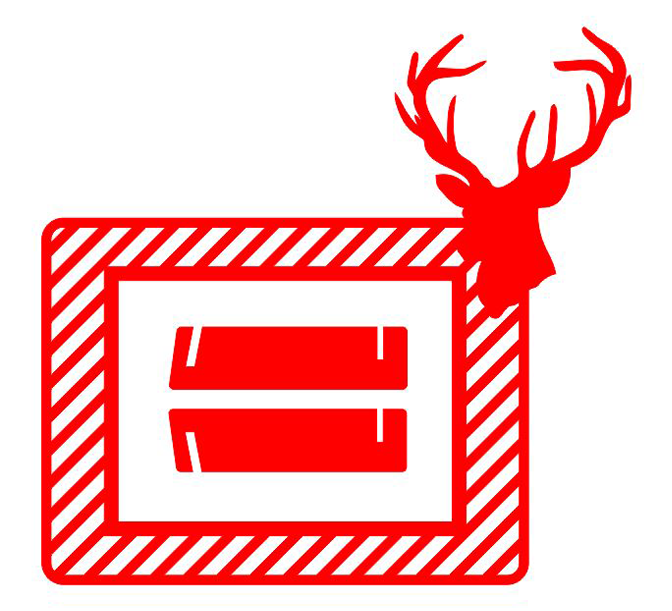 marco para foto ciervo