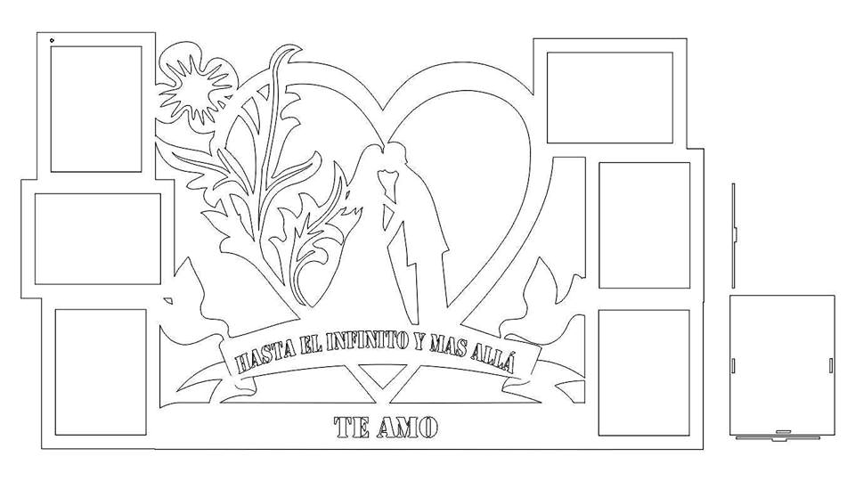 marco para fotos de bodas