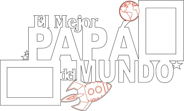 marco para fotos el mejor papá