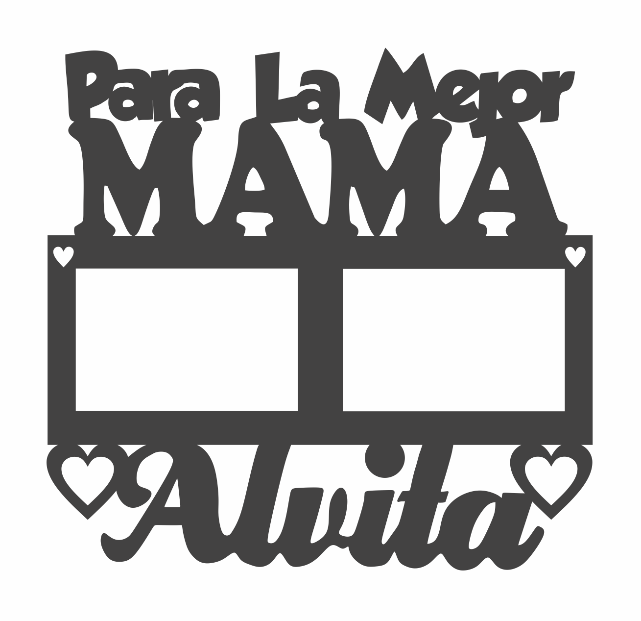 marco para la mejor mamá