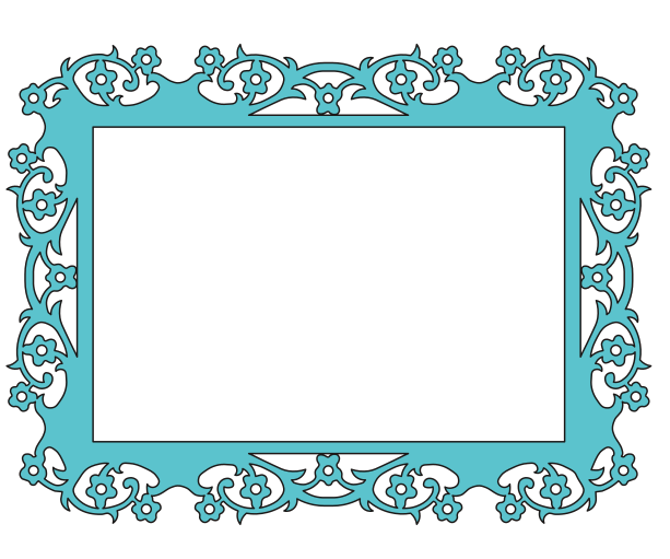 marco rectangular 17