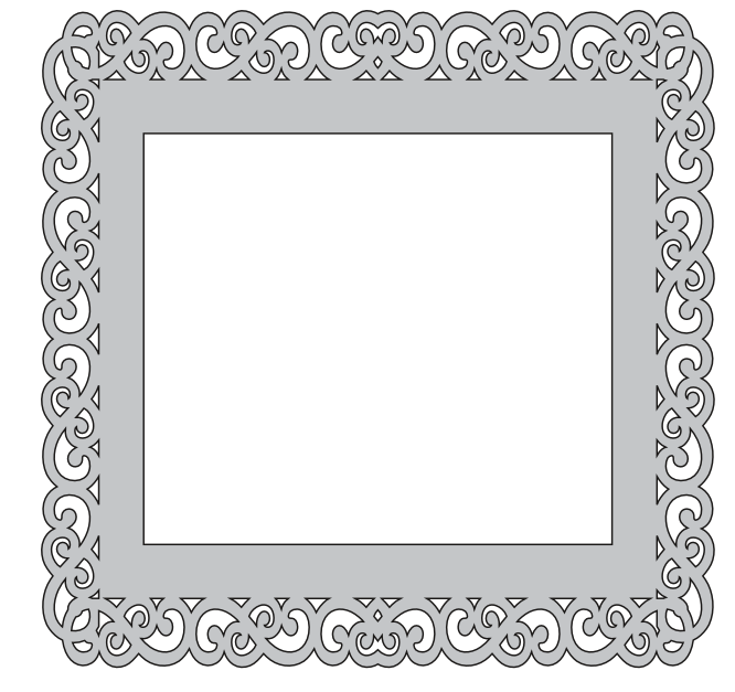 marco rectangular 19