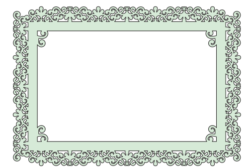 marco rectangular 25