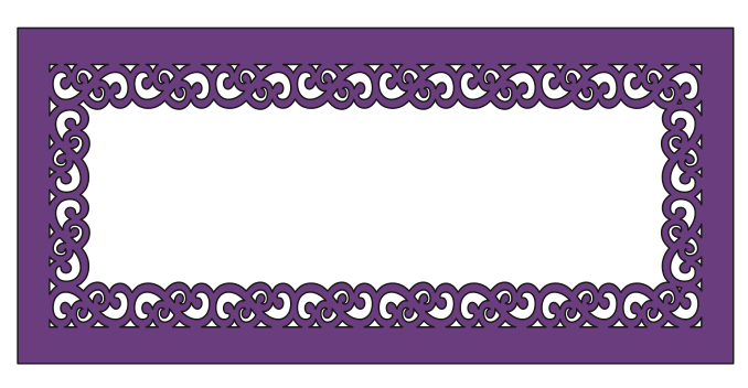 marco rectangular 28