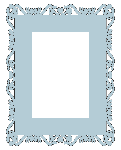 marco rectangular 43