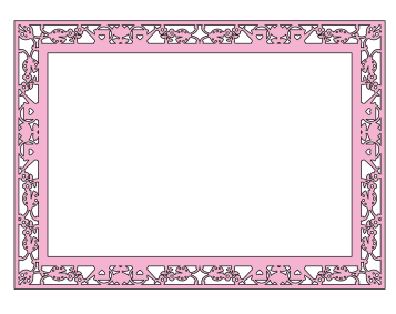 marco rectangular 44