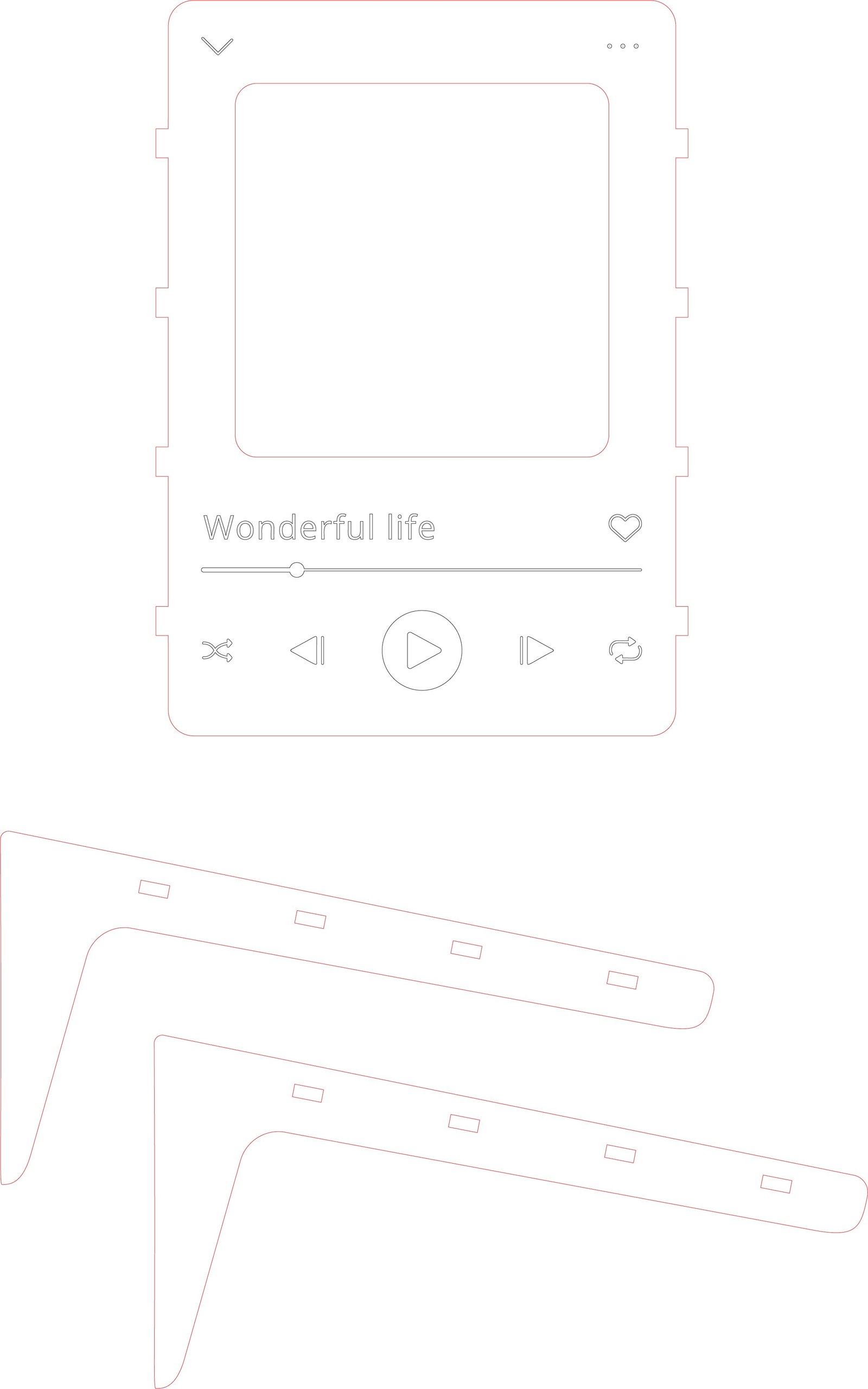 marco reproductor de música