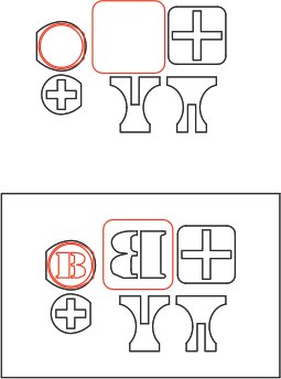 mecanismo base para sello
