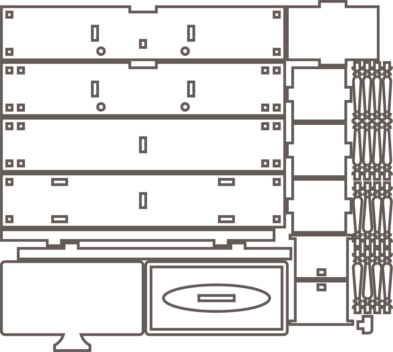 mueble para televisión