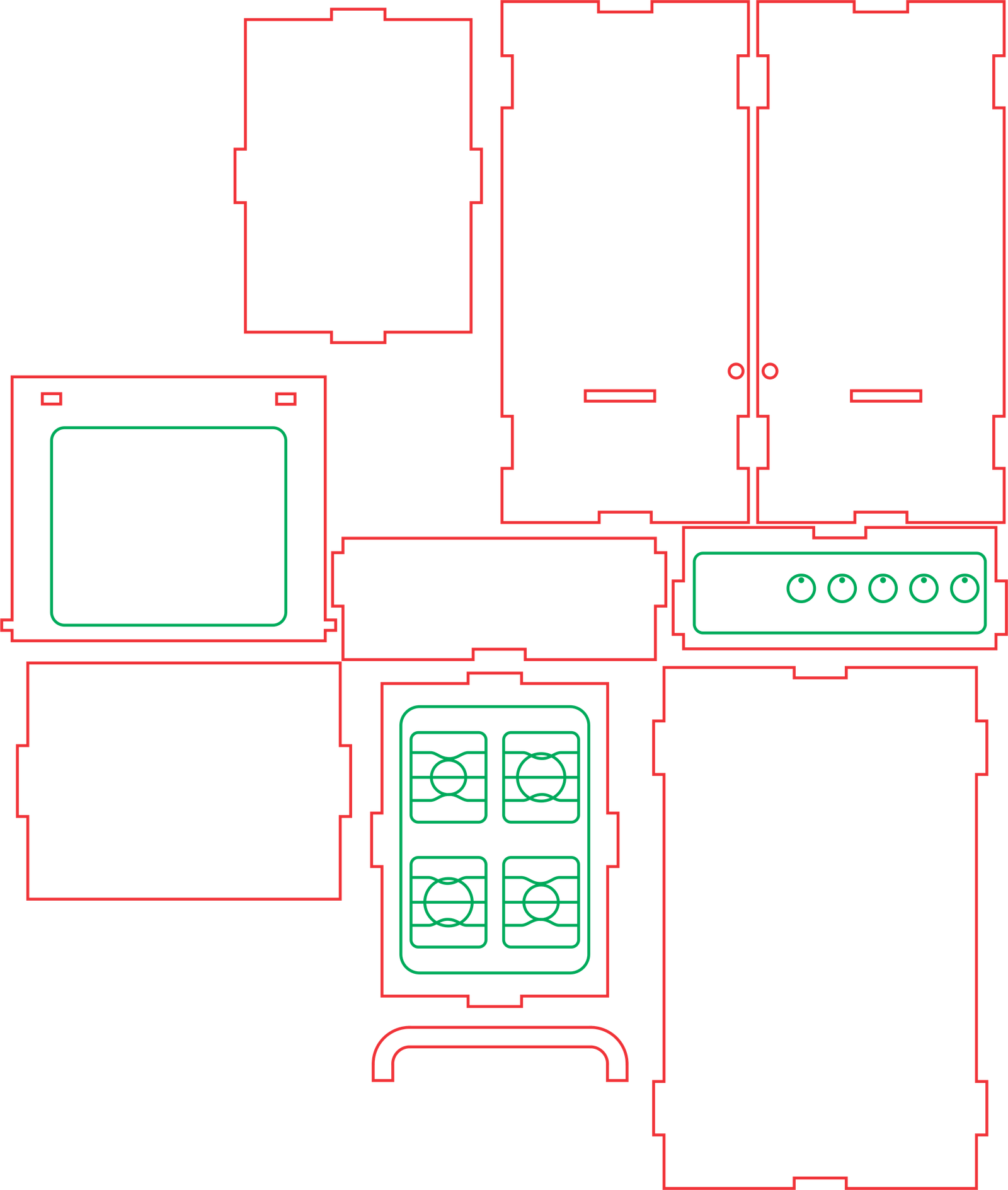 muebles miniatura cocina