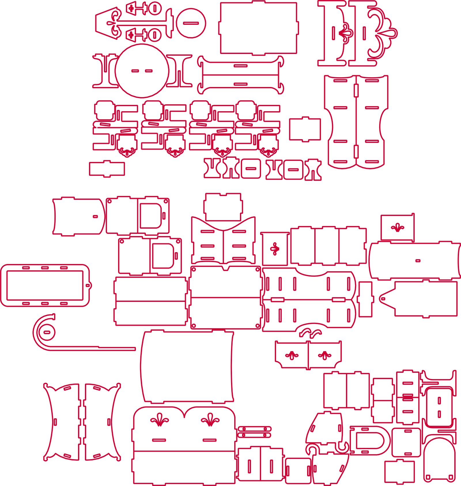 muebles para casa de muñecas 3