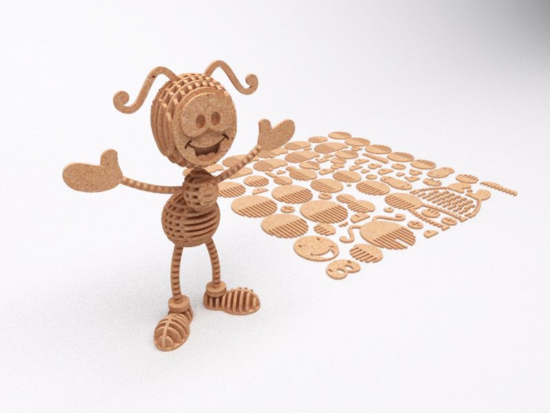 muñeco de rompecabezas