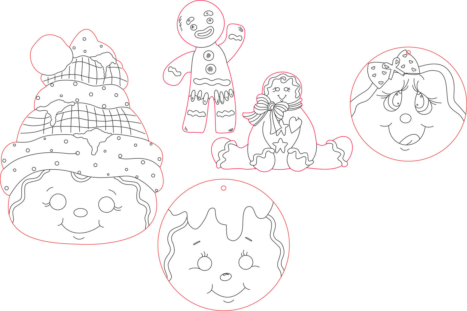 muñecos de gengibre