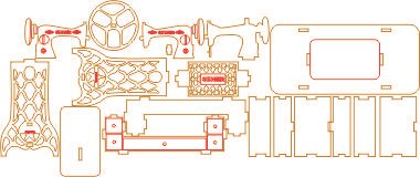 máquina de coser 3d