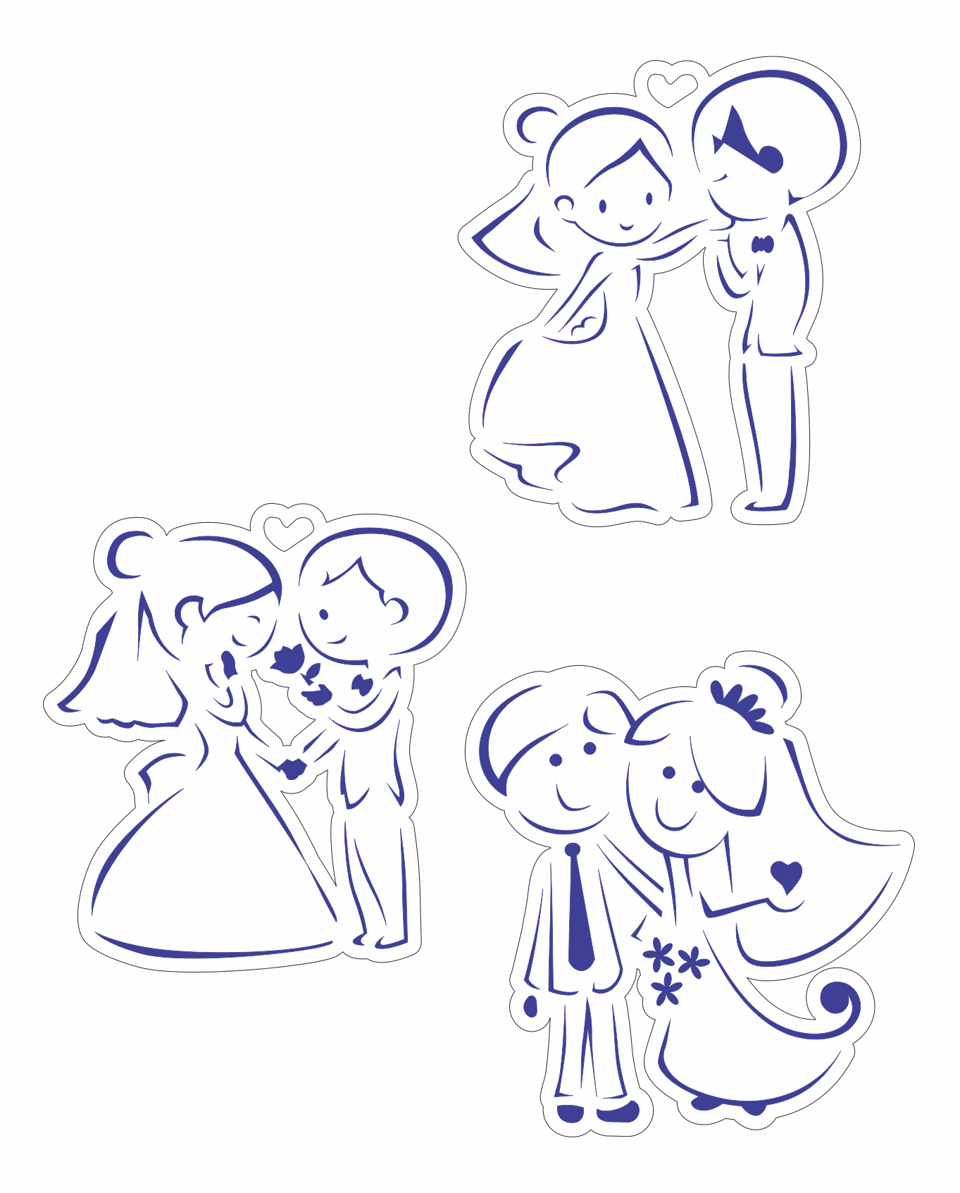 novios para recuerdos de boda