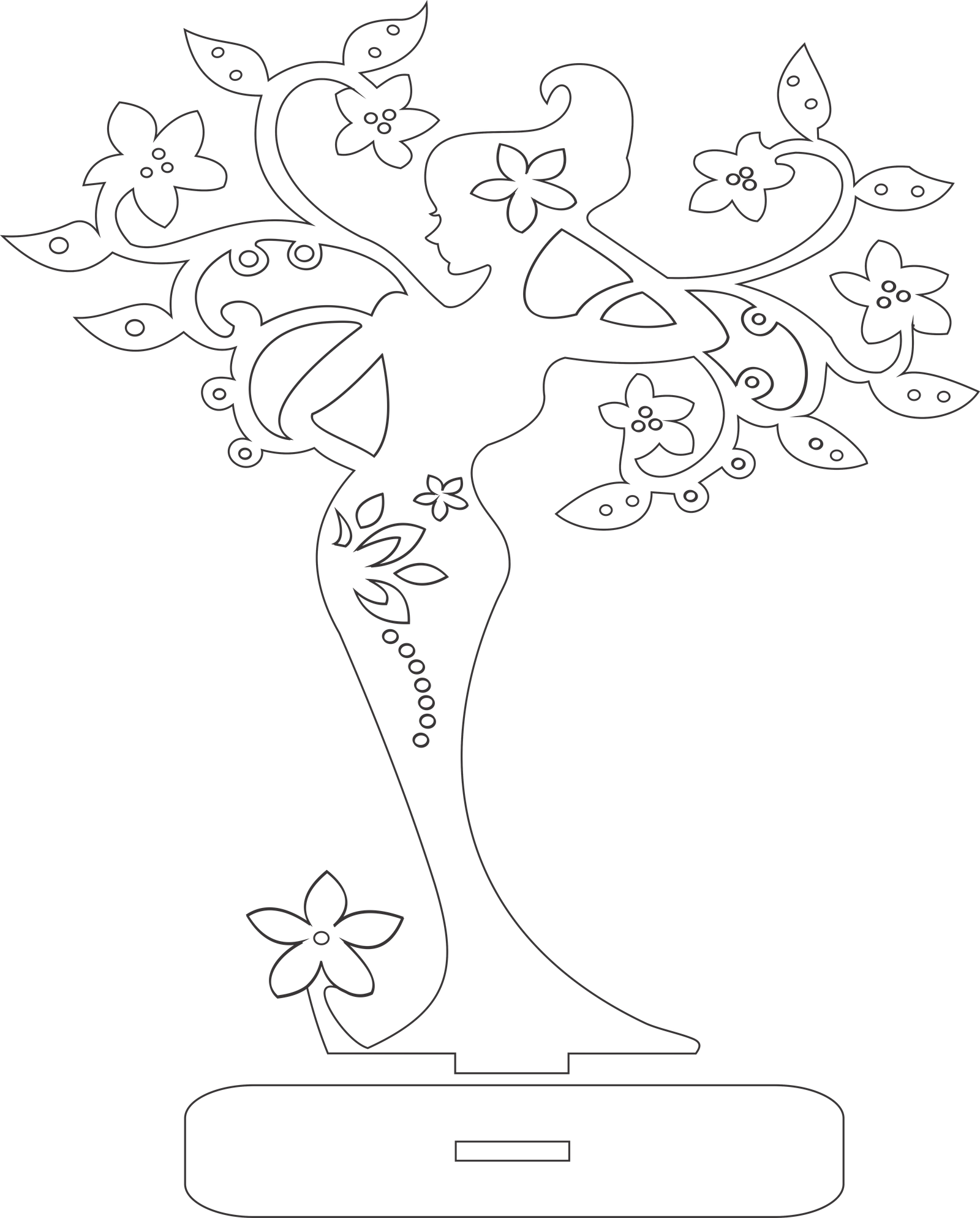 organizador de aretes