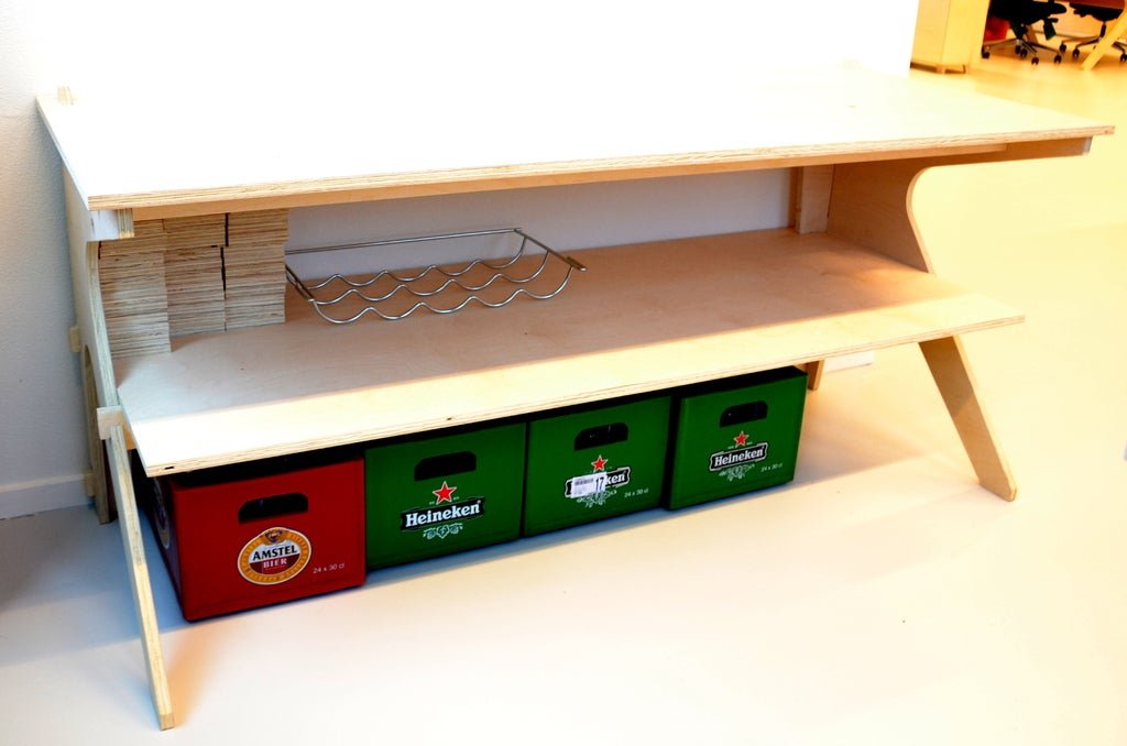 organizador de dos niveles para escritorio