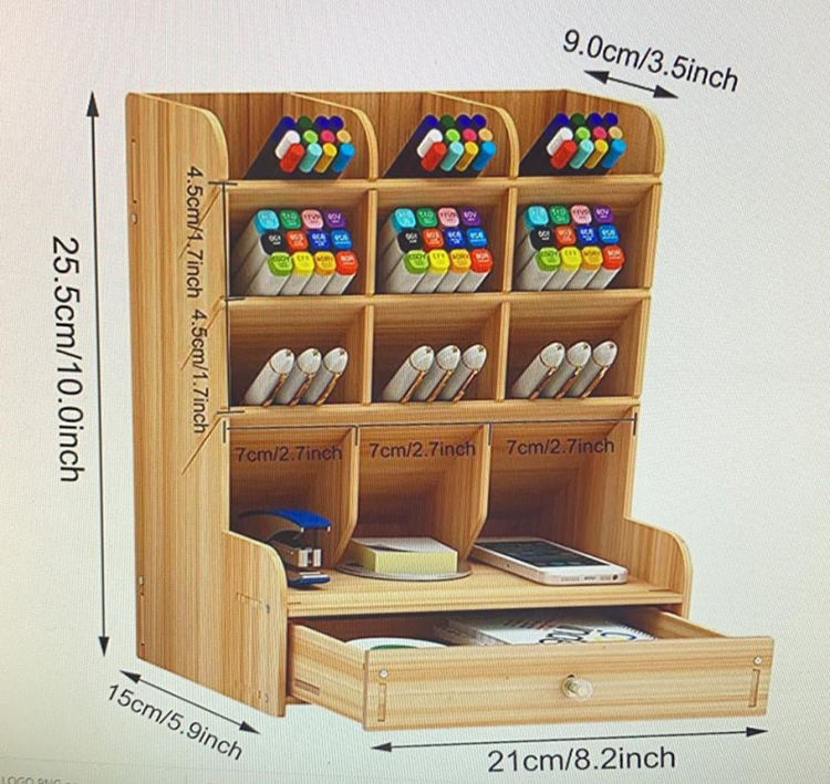 organizador de escritorio 9 espacios