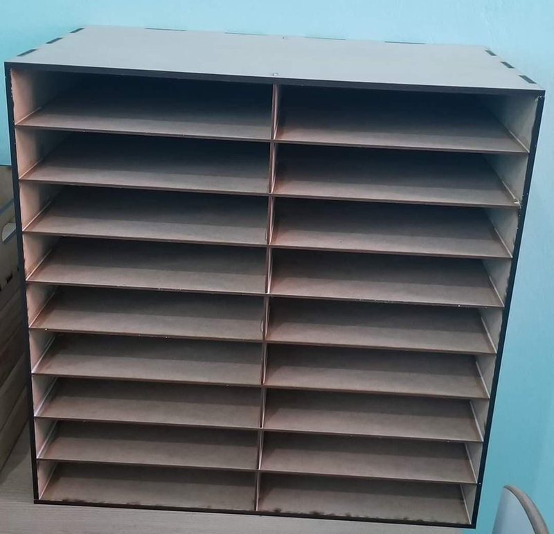 organizador de hojas 18 espacios