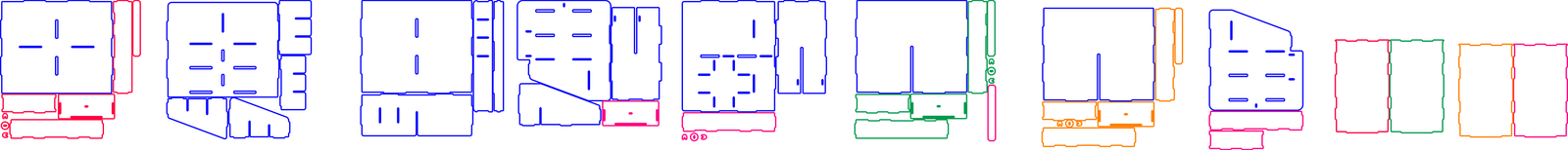 organizador de maquillaje armable