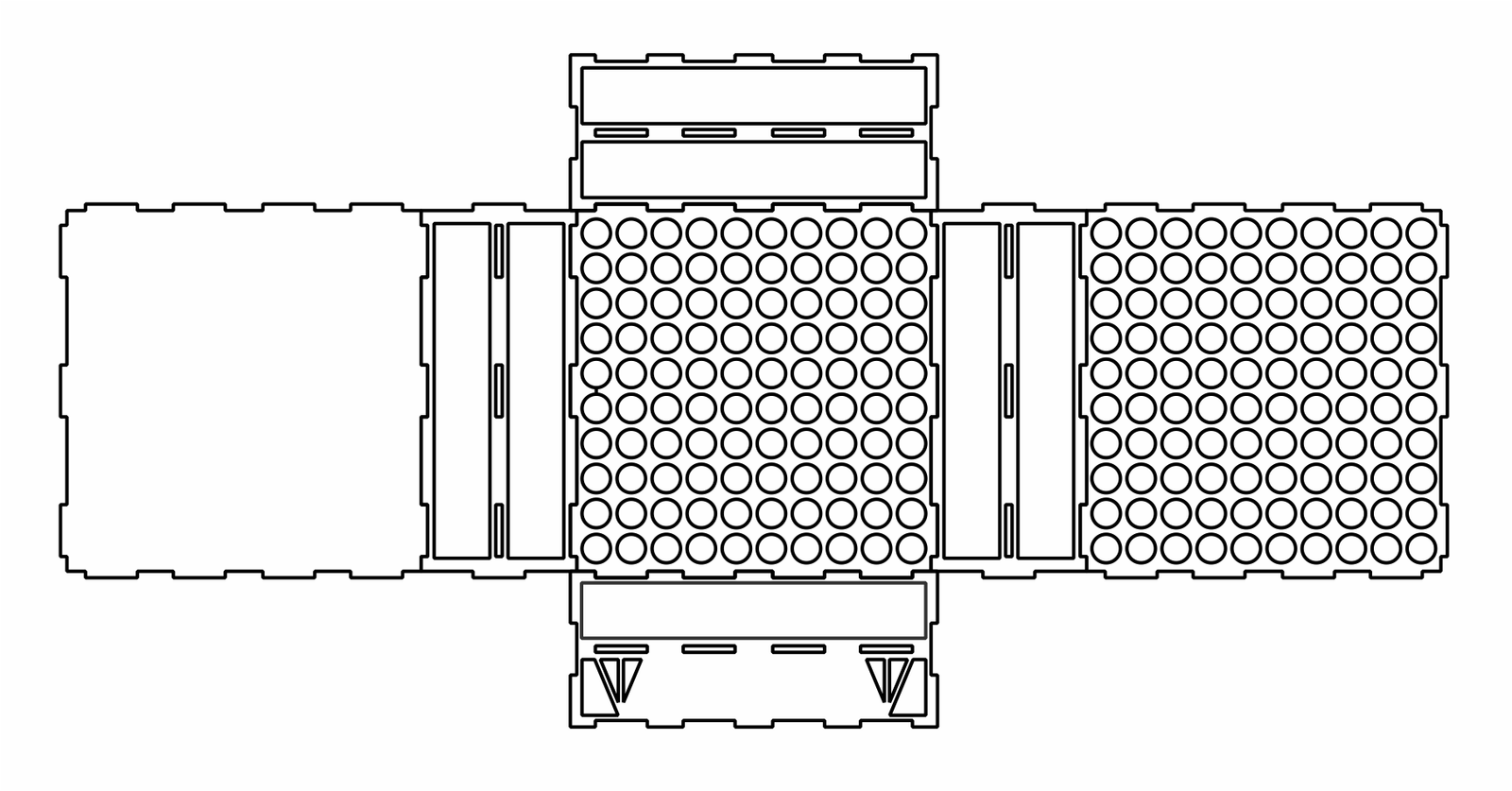organizador para 100 plumones