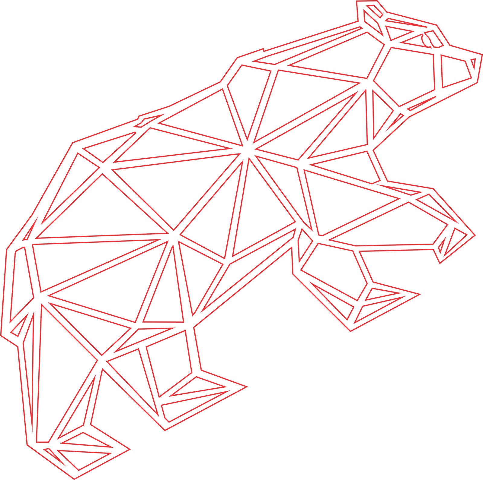 oso geométrico de cuerpo completo