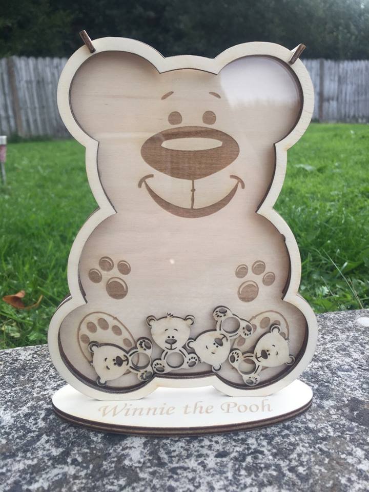 oso sonriente relleno de ositos