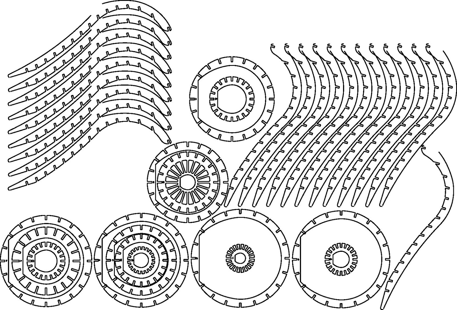 pantalla curva para vela