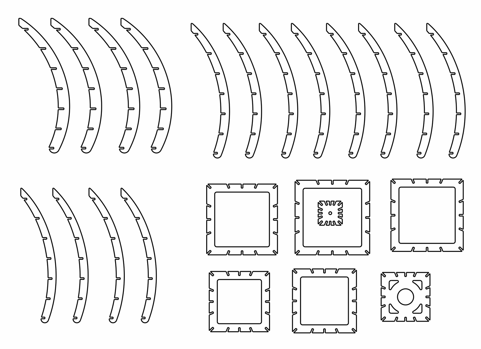 pantalla de lámpara cuadrada
