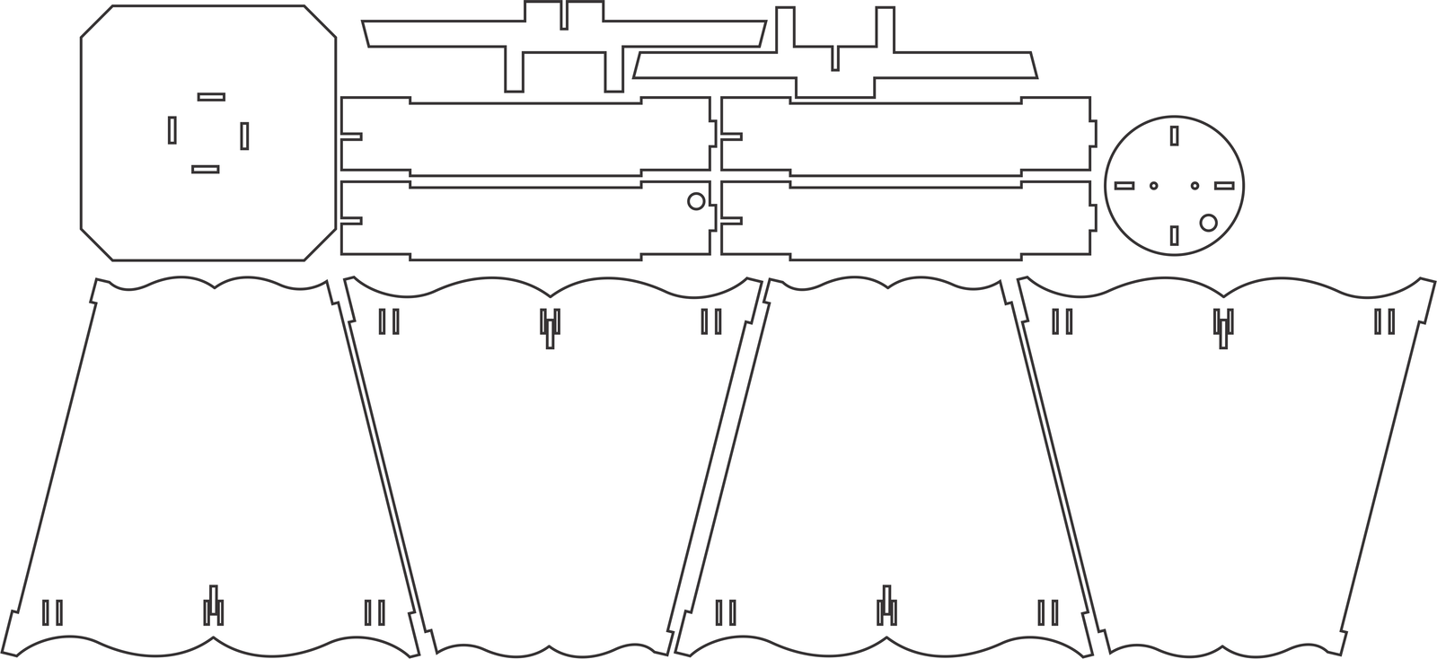 pantalla simple de lámpara