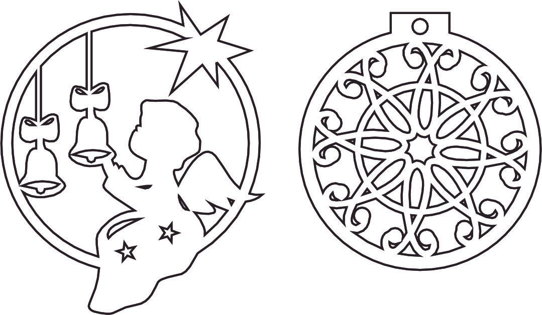 par de esferas navideñas 2