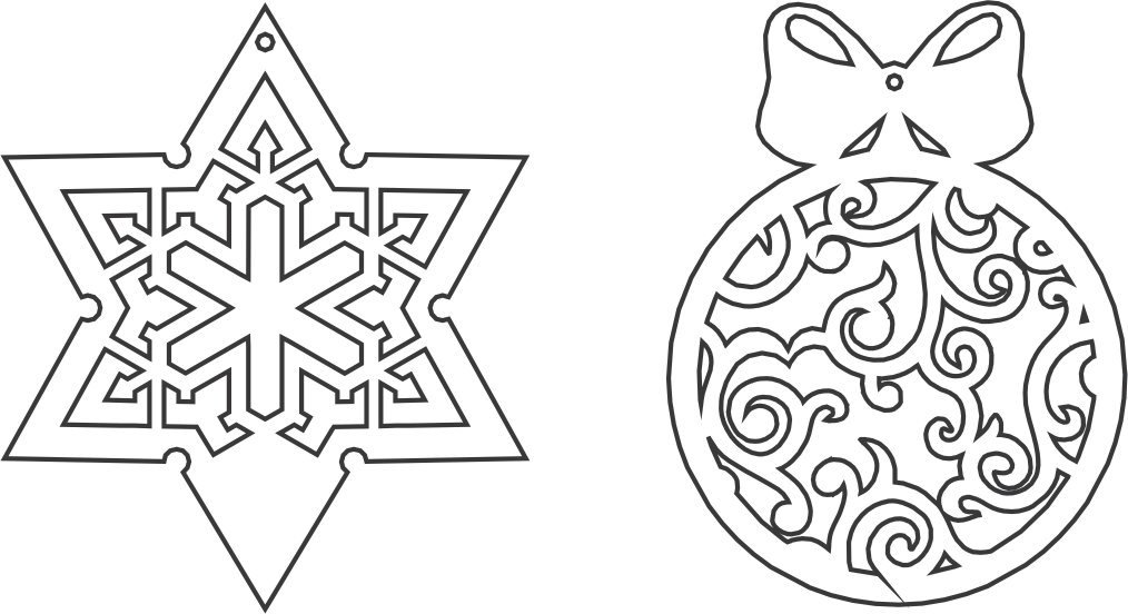 par de esferas navideñas 6