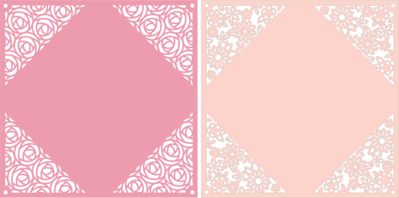 par de sobres cuadrados 3