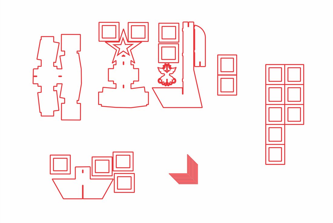 pino navideño de marcos