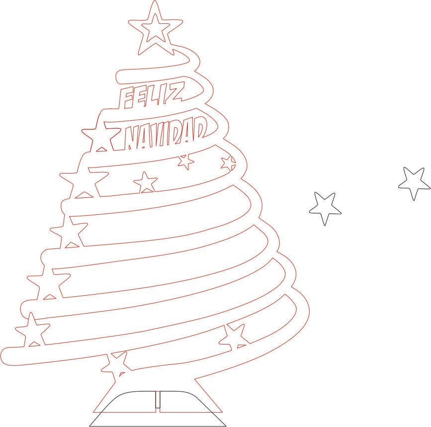 pino navideño personalizable