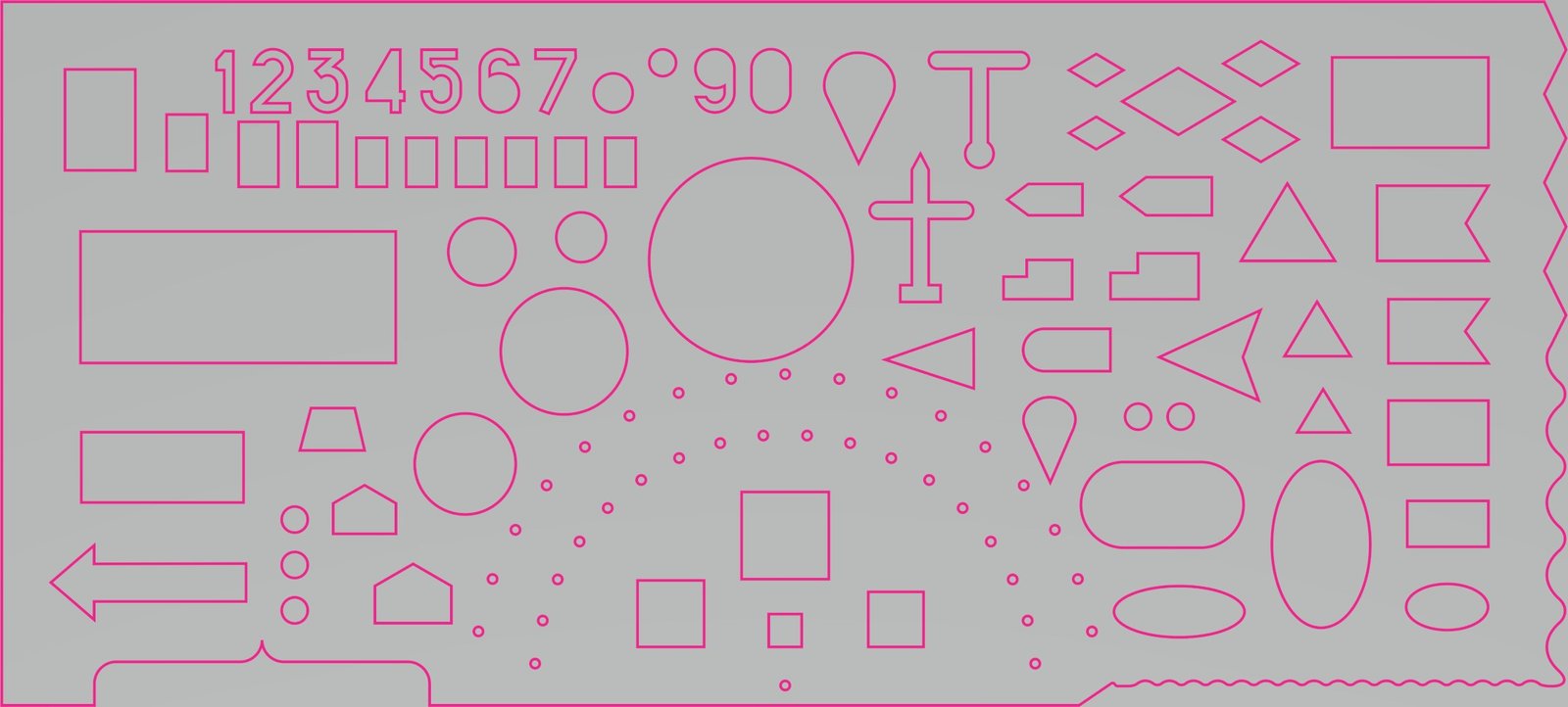 plantilla de figuras geométricas