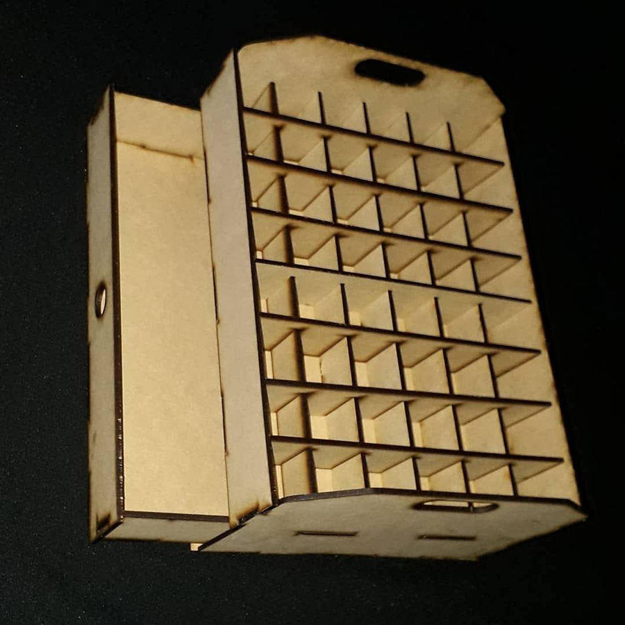 porta esmaltes con cajón
