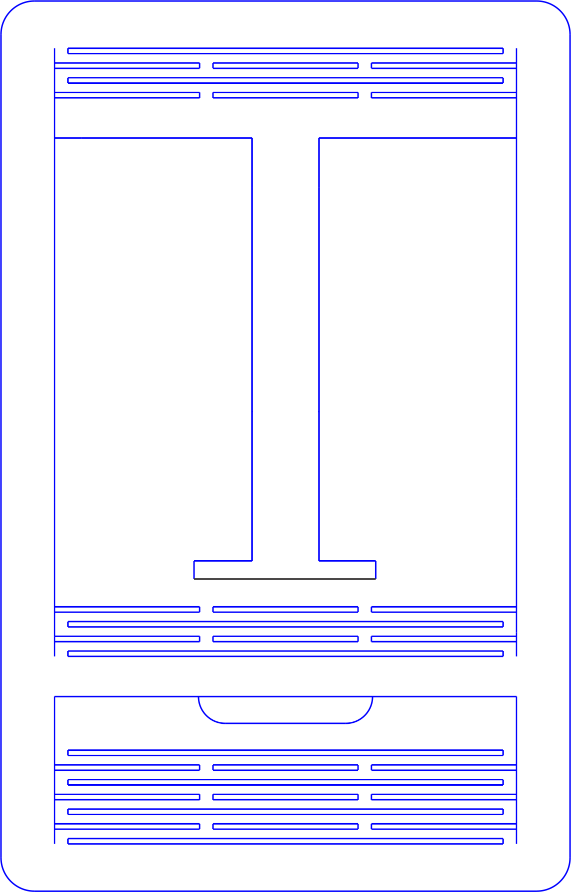 portacelular con bisagras vivas