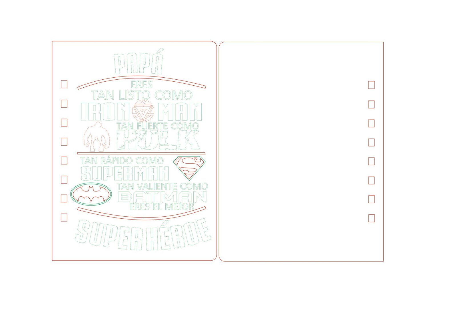 portada libreta papá