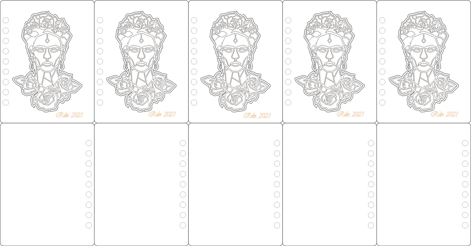 portadas de agendas frida