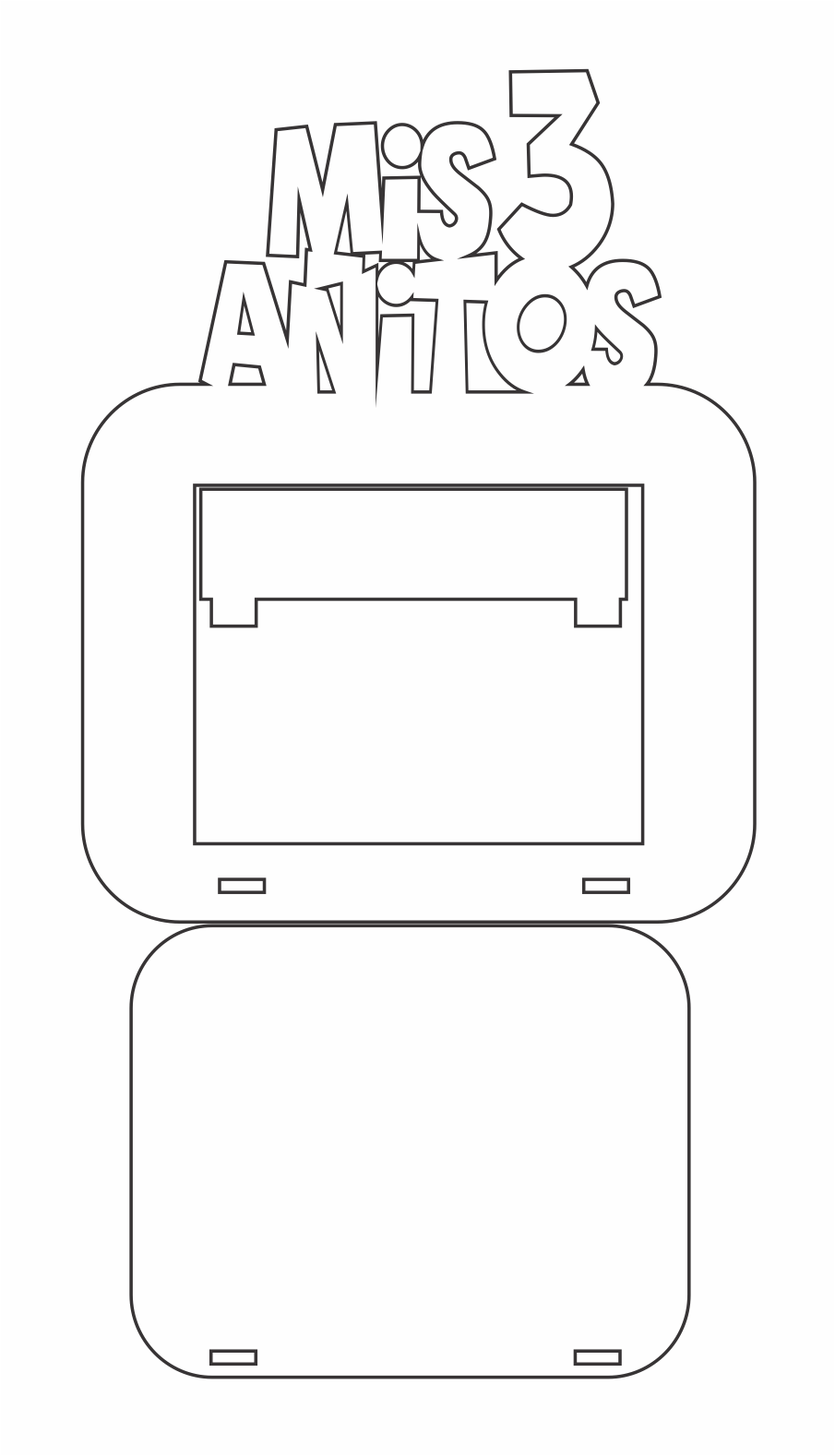 portarretrato 3 años