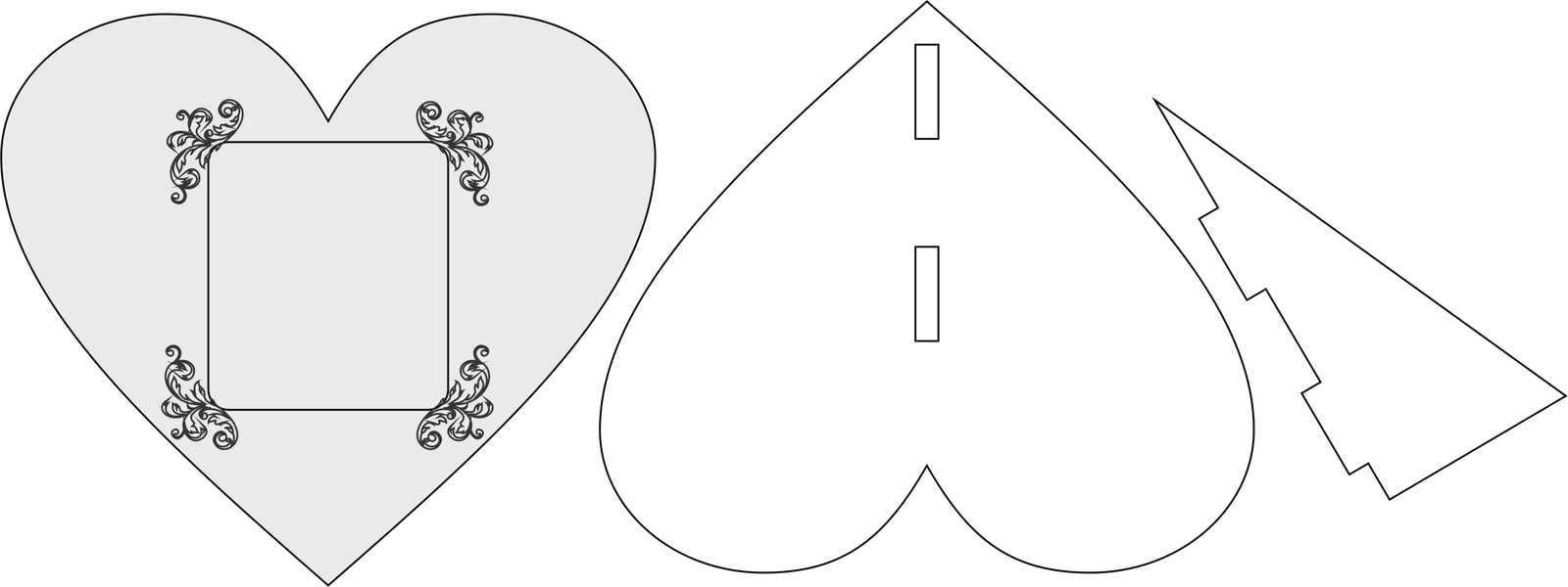 portarretrato corazón