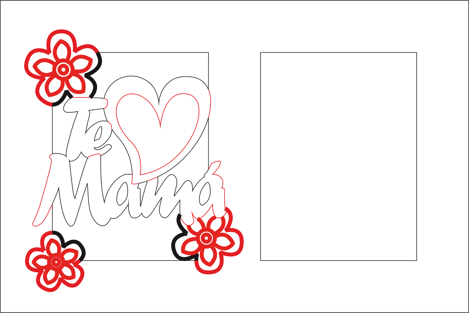 portarretrato de amor a mamá