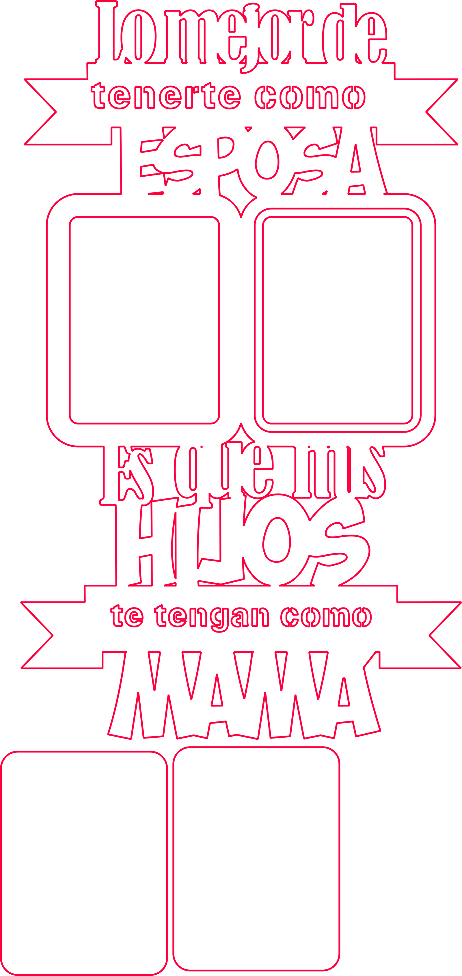 portarretrato esposa mamá