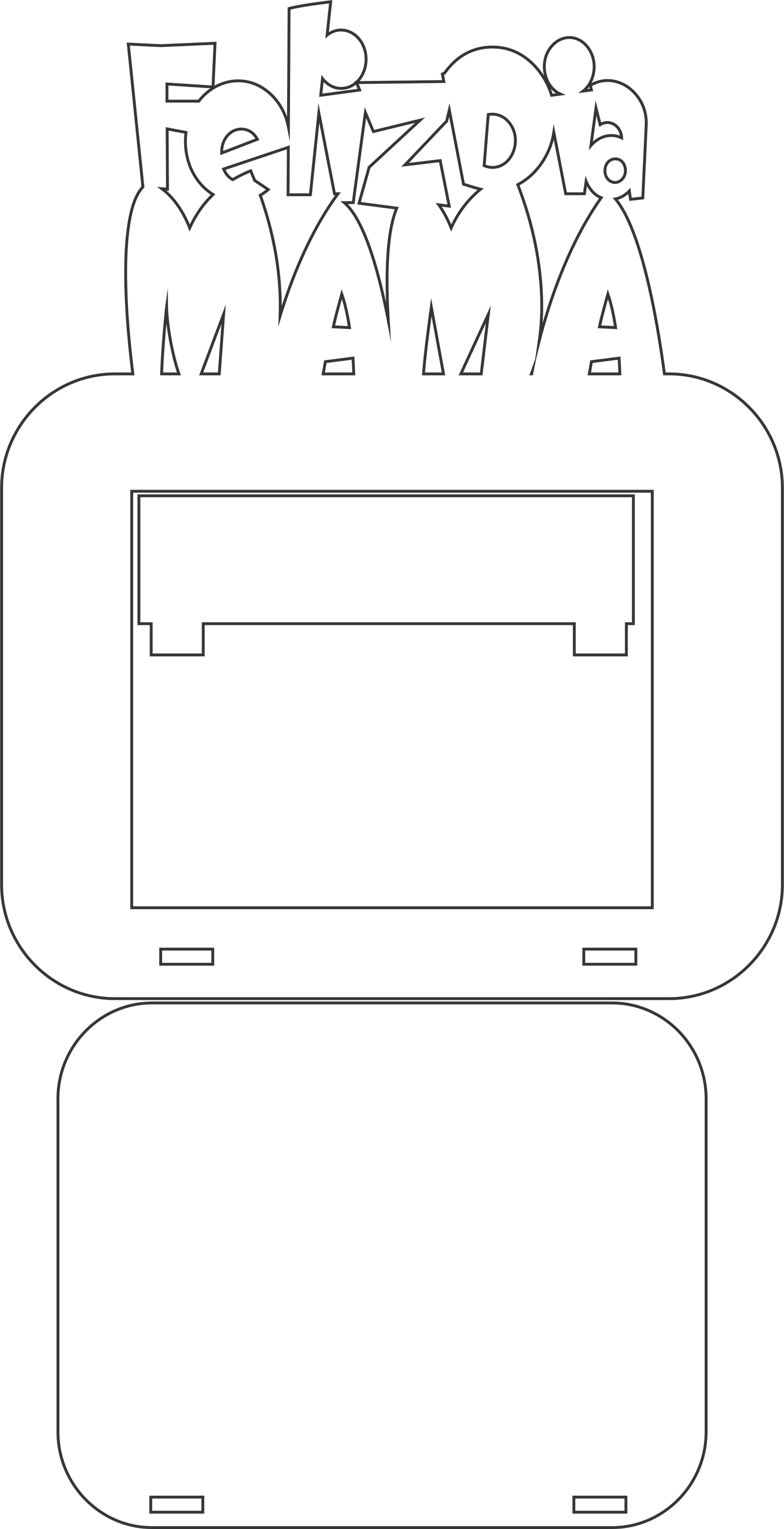 portarretrato feliz día mamá