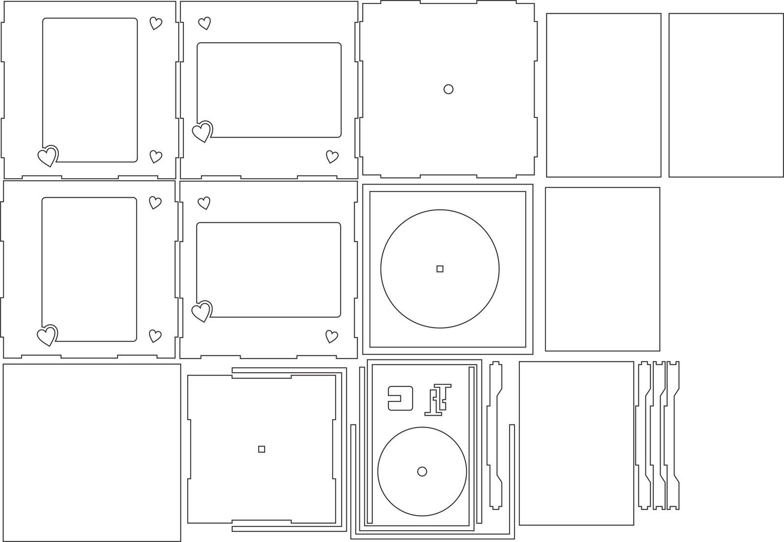 portarretrato giratorio