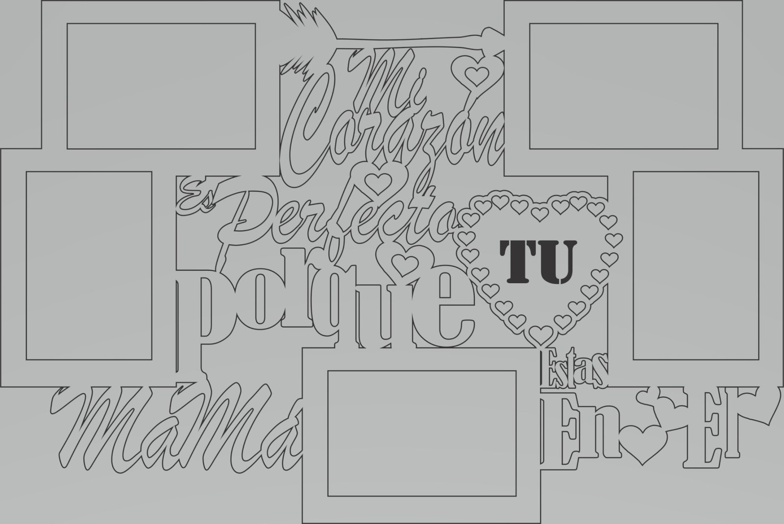 portarretrato mi corazón