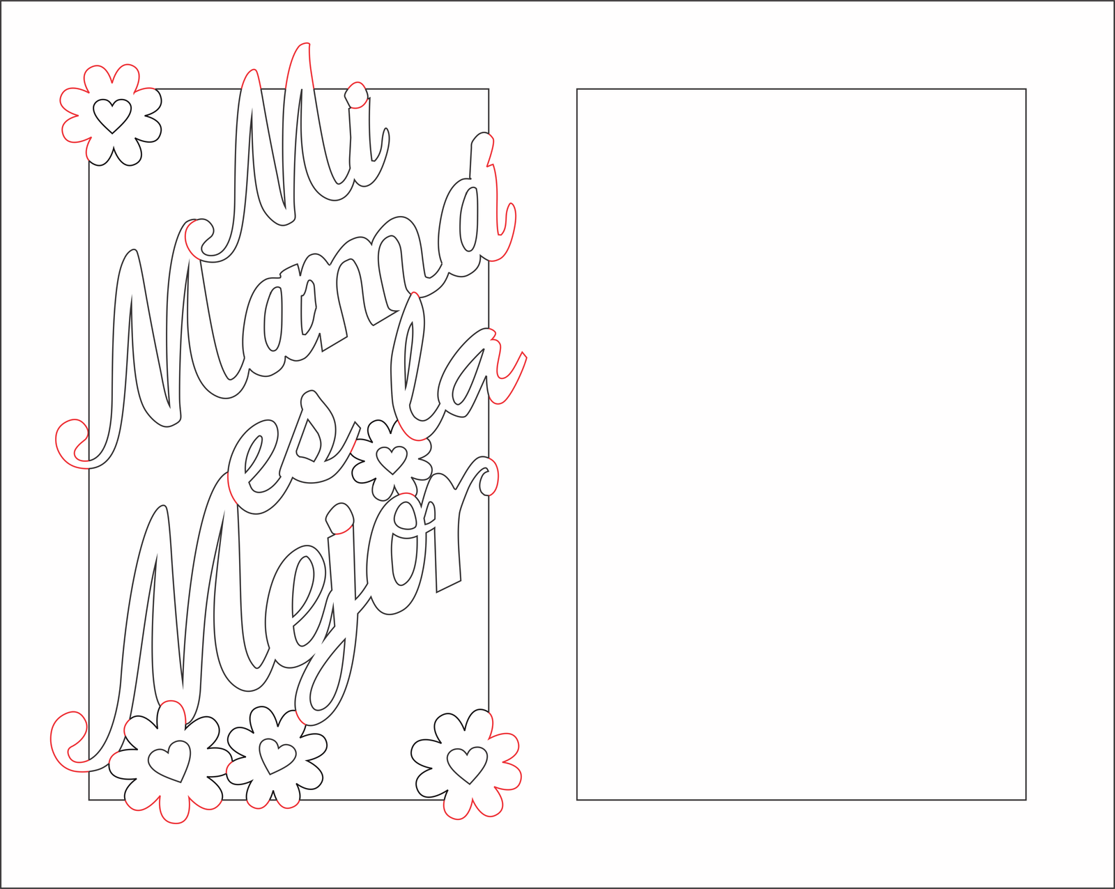 portarretrato mi mamá es la mejor