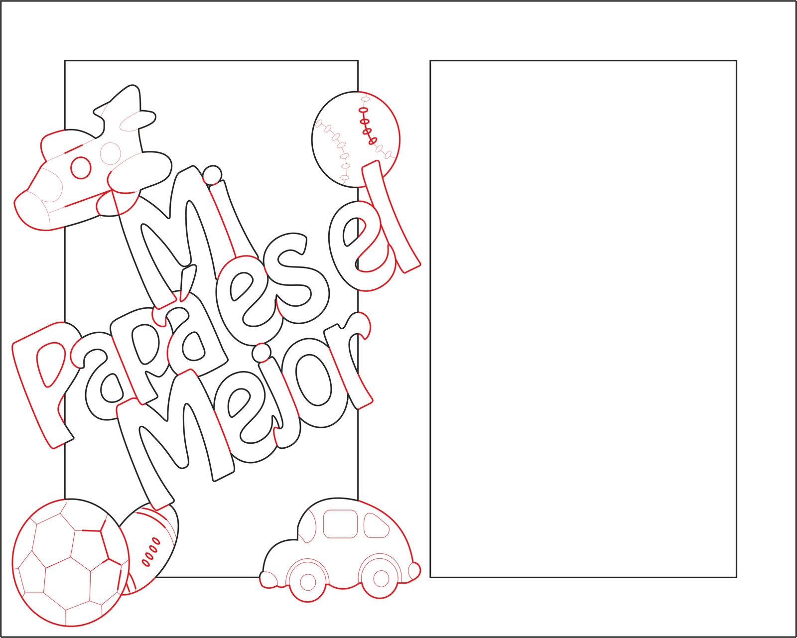 portarretrato mi papá es el mejor