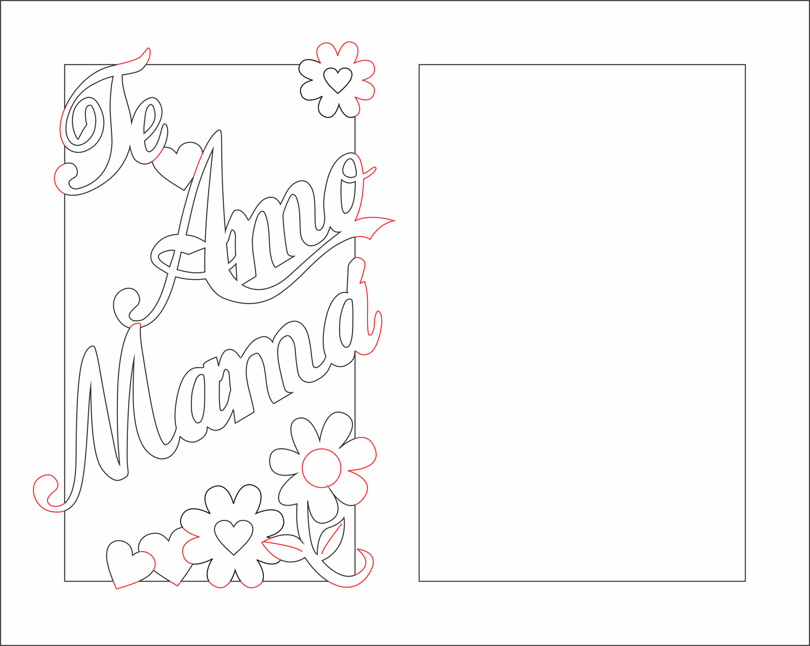 portarretrato te amo mamá